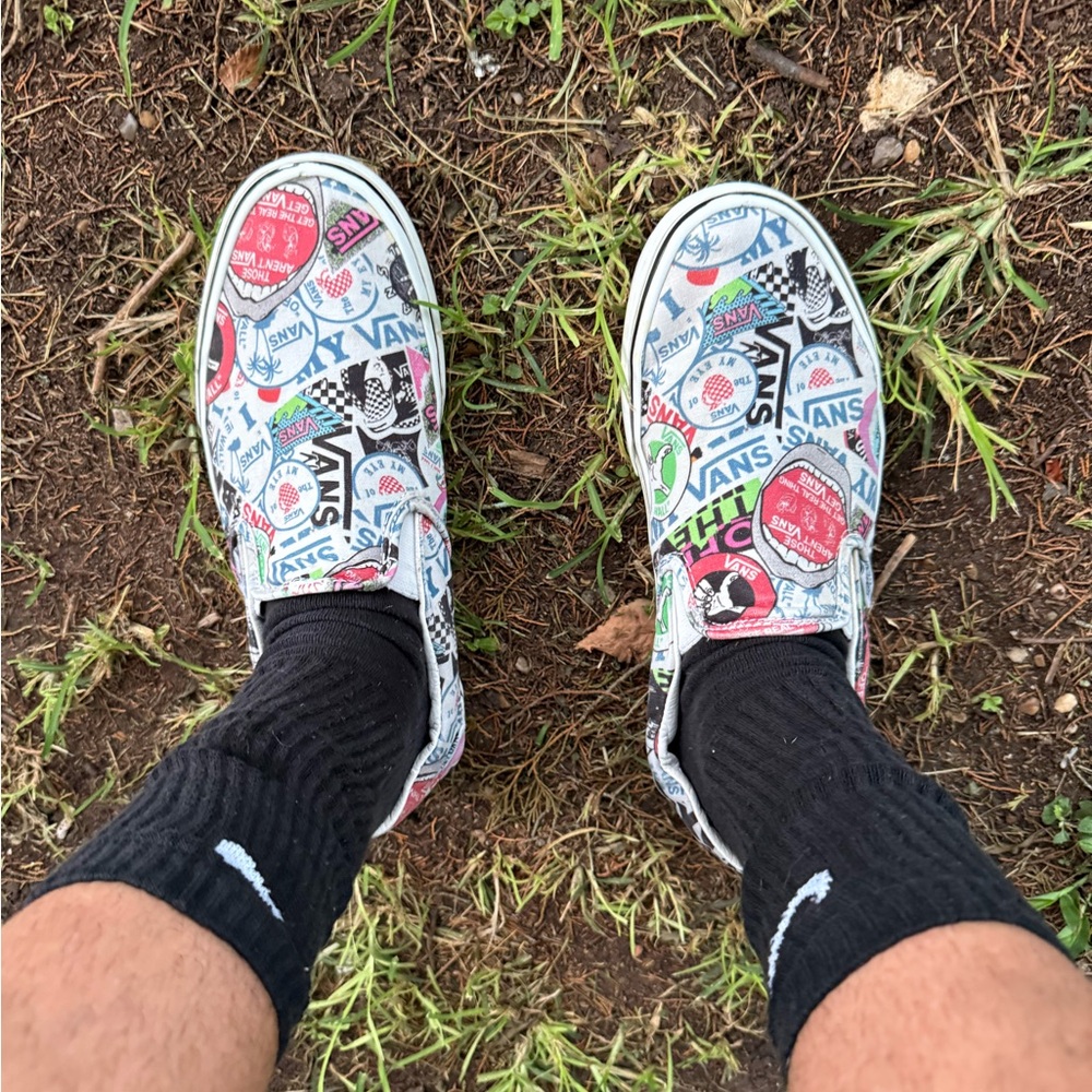 Vans Multicolor Graphic Slip-Ons